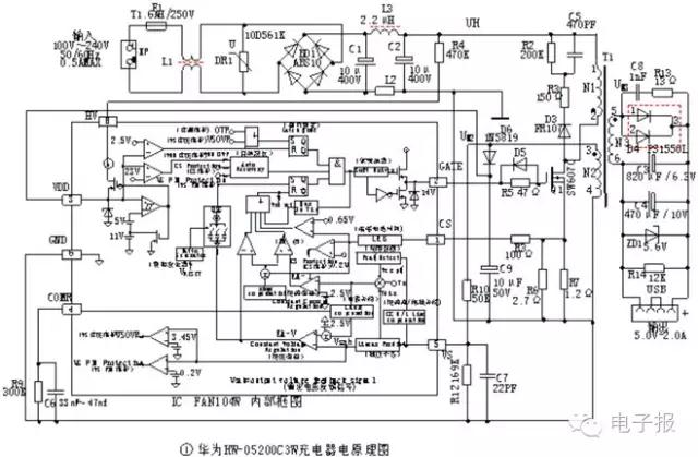 5V1A充電器